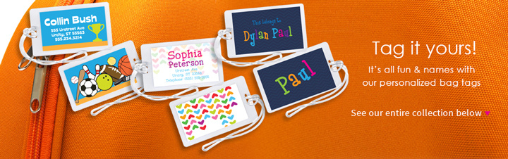 Custom Printed Luggage Tags for Kids and Adults