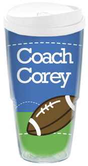 Football Coach Acrylic Travel Cup