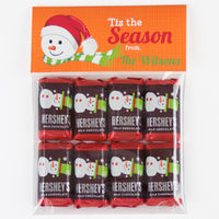Santa Snowman Candy Bag Toppers