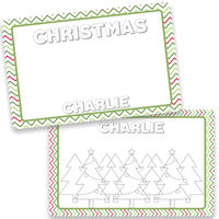 Christmas Dry Erase Placemat