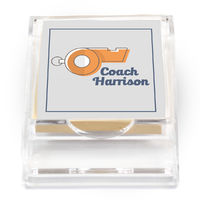 Coach Whistle Sticky Note Holder