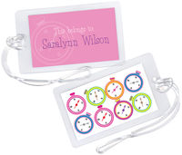 Colorful Compass Luggage Tag