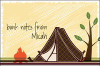 Camp Tent Postcard