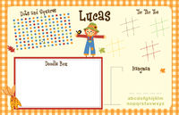 Scarecrow Paper Placemats