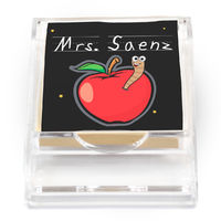 Apple For Teacher Sticky Note Holder