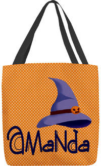 Purple Witch Hat Treat Bag