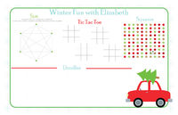 Christmas Tree Tow Paper Placemats