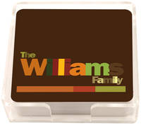 All Family Brown Coasters