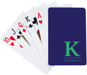 Green Initial Playing Cards