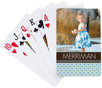 Blue Diamond Photo Playing Cards