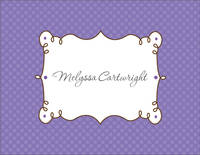 Cafe Lavender Foldover Card