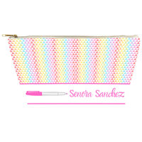 Pink Marker Gusseted Pouch