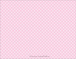 Chocolate Pink Frame Foldover Card