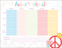 Polka Dot Peace Homework Chart