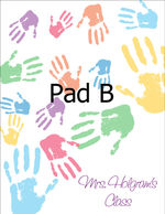 Colorful Hands Acrylic Clipboard