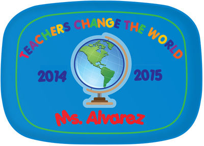 Teachers Change the World Melamine Platter