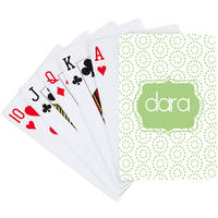 Dotted Circle Green Playing Cards
