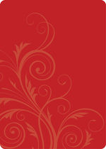 Festive Crimson Wishes Card