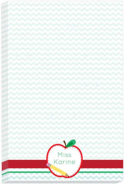 Apple Half Notepad