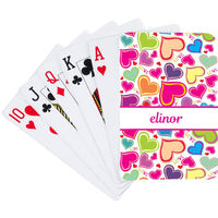Rainbow Hearts Camp Playing Cards