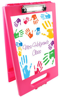 Colorful Hands Clipboard Storage Case