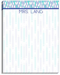 Pencil Blue Large Notepad