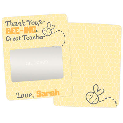 Bee-ing a great Teacher Gift Card Holders