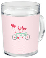 Bicycle For Two Valentine Plate