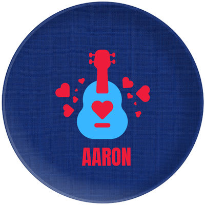 Blue Guitar Valentine Plate