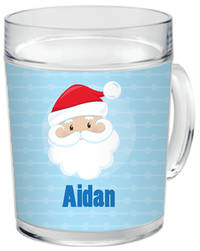 Happy Santa Clear Acrylic Mug