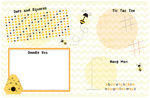 Bumble Bee Dry Erase Placemat
