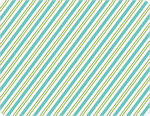Green Teal Stripes Note Card