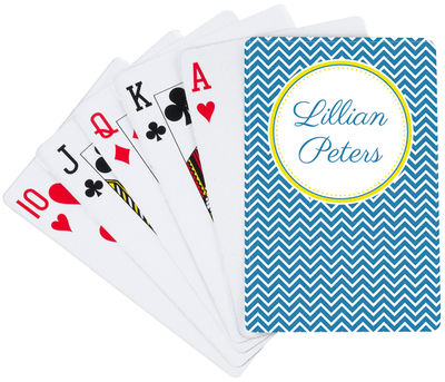 Slate Blue Playing Cards