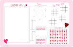 Heart Of Hearts Dry Erase Placemat