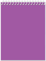 Candy Stripe Letter Penmanship Purple Book