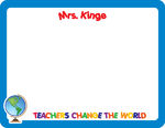 Teachers Change the World Note Card