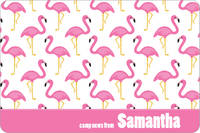 Fancy Flamingos Postcard
