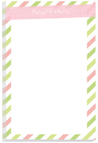 Pink Linen Stripes Pad