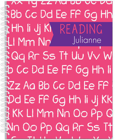 Pink Alphabet II Journal | Notebook