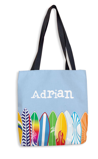 Cool Surfboards Tote Bag