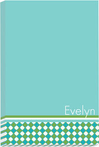 Green Turquoise Buds Notepad
