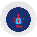 Blue Guitar Valentine Plate