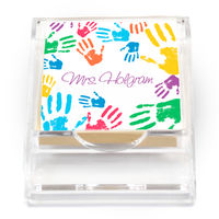 Colorful Hands Sticky Note Holder