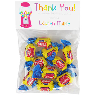 Gumball Birthday Party Candy Bag Favors