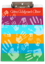 Colorful Hands Acrylic Clipboard